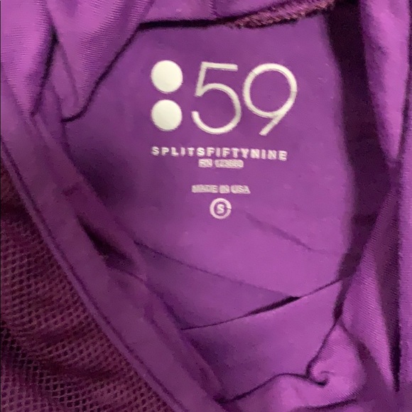 Splits59 purple mesh hoodie - size small - Picture 2 of 4
